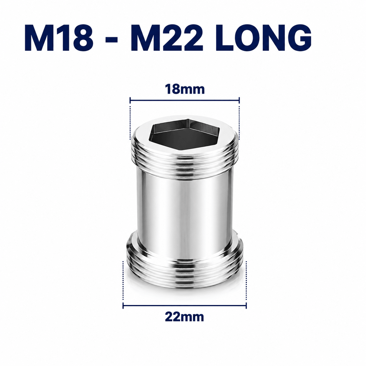 M18 - M22 Long Adapter